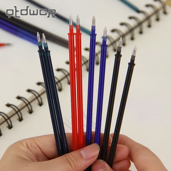 

2pcs 0.5mm erasable gel pen refills blue black dark blue red ink office school stationery