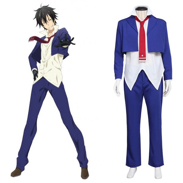 

machiavellism nomura fudou cosplay costume school uniform, Black