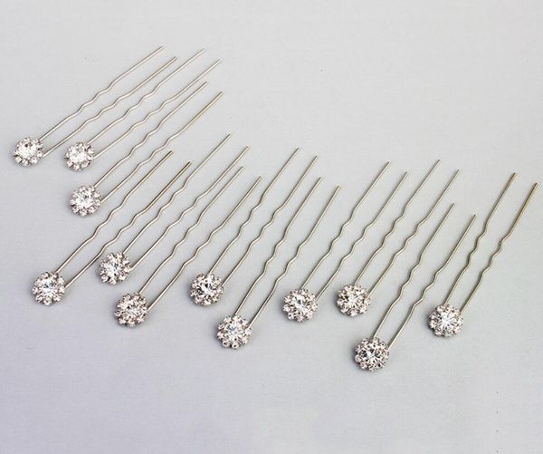 

new arrival handmade wedding hair pins for bridal gold crystals u flowers bridal hair pins headpieces, Silver
