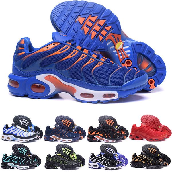 

2018 tn plus Metallic White Silver triple black men Casual Shoes with box tn plus trainer sneaker shoes free shipping