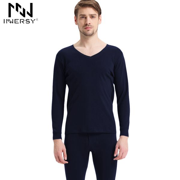 

innersy underwear autumn mens thermal underwear mens long johns slim sets thick plus velvet long johns thin sets soft, Black;brown