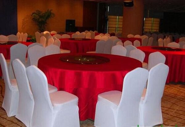 New Fashion Chair Covers White High Quality Polyester Wedding