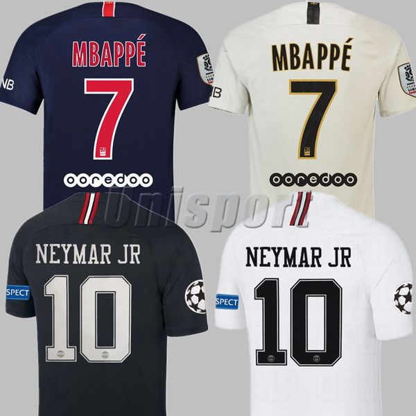 

2018 19 p g champion league occer jer ey neymar jr mbappe cavani futbol cami eta football germain hirt aint kit pari maillot cami a