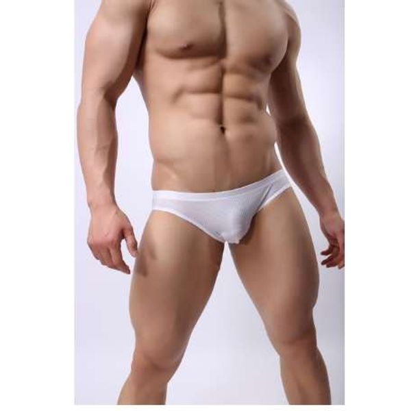 

new arrival brave person brand male underwear men briefs men's underpants low-waist high fork nylon breathe underpants, Black;white