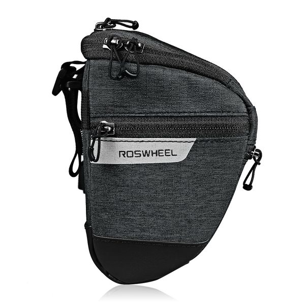 

roswheel 111459 3l capacity bike front handlebar bag bicycle basket