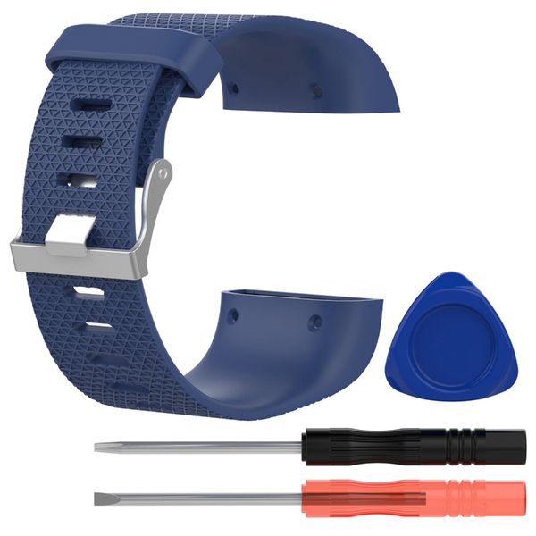Encre Noir Bracelet De Remplacement Sangle Bande Bracelet Accessoires pour Fitbit Surge