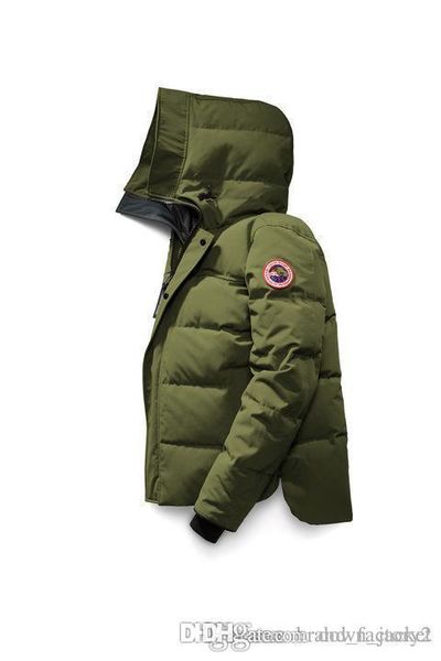 

2018 winter down hooded goo e canada down jacket camouflage pattern men zipper warm down jacket outdoor coat high quality