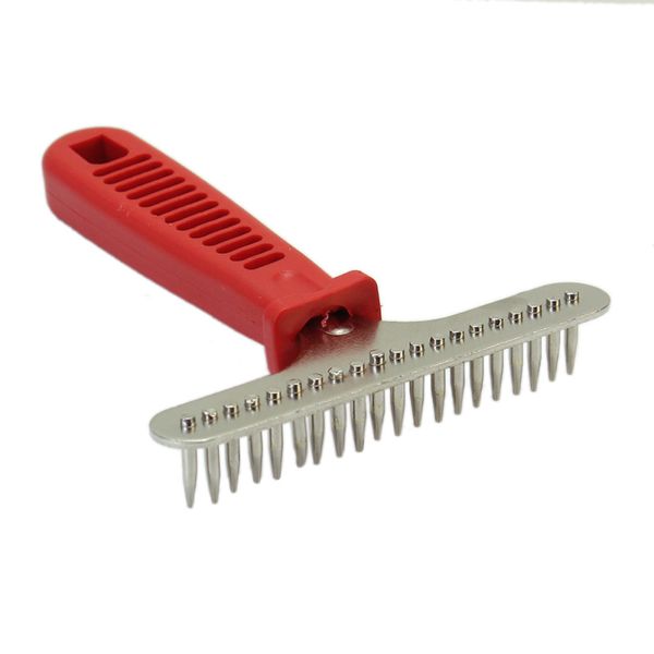 

pet dog cat shedding grooming hair fur rake design anti-static brush comb tool