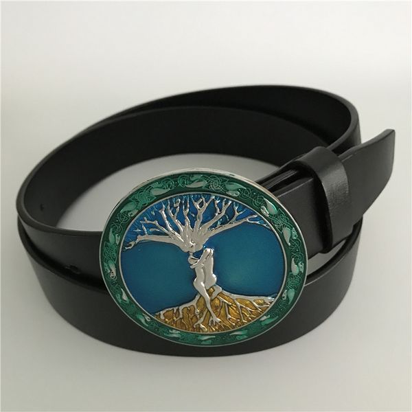 

retail fashion men belt genuine leather luxury belt for men classic 8.1cm round metal buckle man jeans accessories, Black;brown