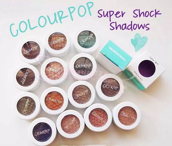 

2018 Hot makeup colour pop Colourpop Blush Single Colourpop 24 Colors Eyeshadow Powder durable waterproof high pearlescent cosmetics free sh