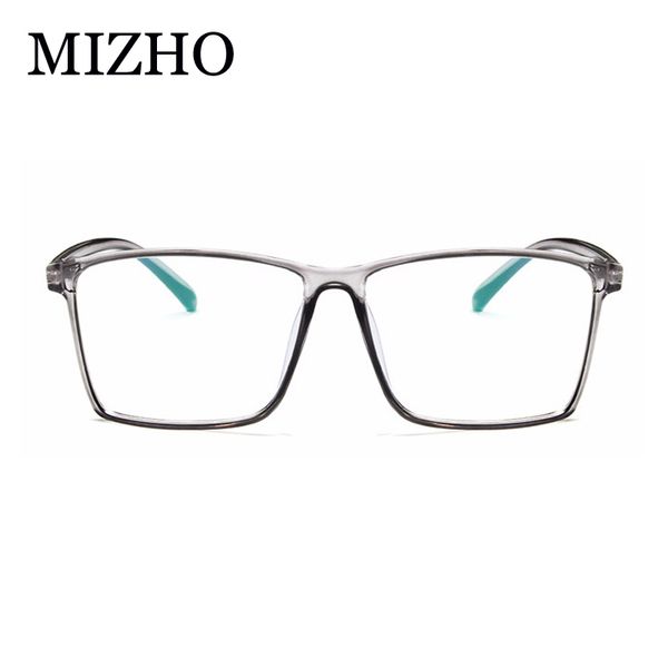 

mizho brand designer superstar big eyeglasses women vintage 2018 fashion transparent plastic ladies glasses frame for men square, Silver
