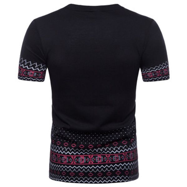 

Fashion Men Tshirt Floral Printed Summer New Mens Crew Neck Short Sleeves Tops High Street Tee Fashion M-2XL