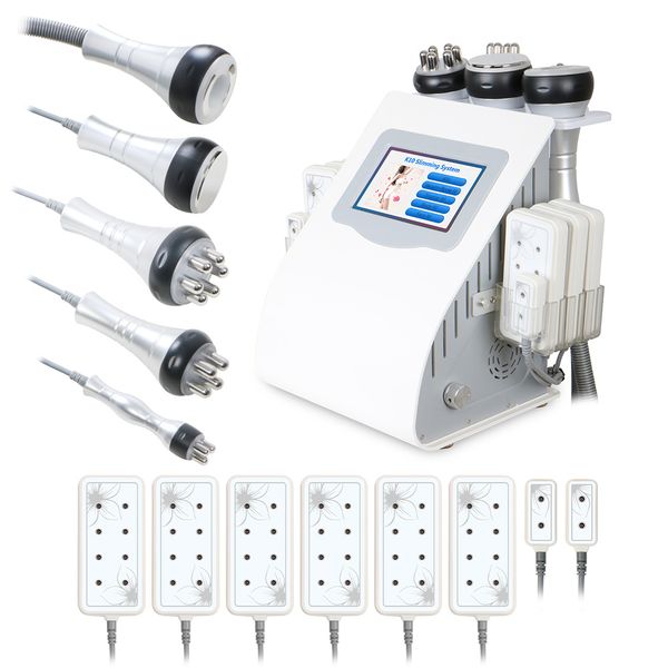 

new 6in 1 ultrasonic rf vacuum cavitation machine for slim body shaper portable slimming equipment weight loss