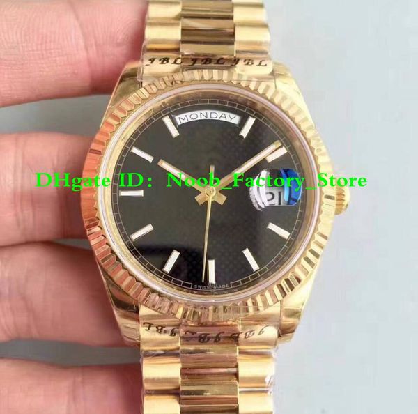 

Factory v2 ew new tyle trap 3255 automatic movement 40 mm date 228238 in black grid dial tainle teel men 039 watch with original bo
