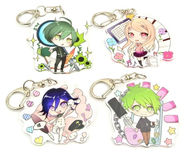 

Аниме Улице Dangan Ronpa Danganronpa В3 Кокичи Saihara Акамацу Амами Акриловый Брелок Косплей По