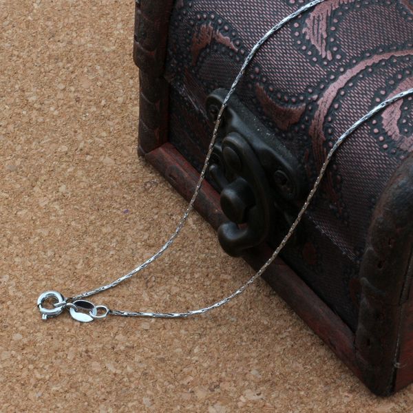 

MIC 10pcs / lot New Fashion ladies necklace Stainless Steel Necklace Chain 17.7 " A-155d