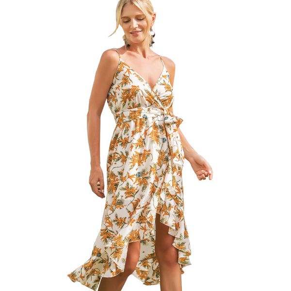 

2018 casual summer dress women eleboho long dress strap floral beach maxi vestido vintage bohemian vestido femme s-xl, White;black