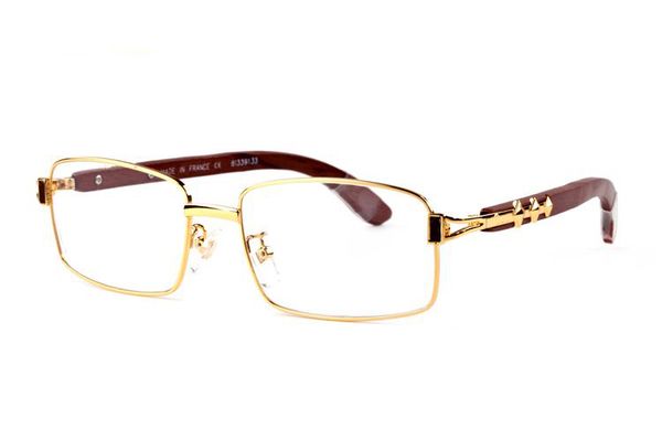 

new with frames glasses women buffalo horn glasses frame frames eyewear wooden gold silver wood carving full sunglasses optical box, White;black