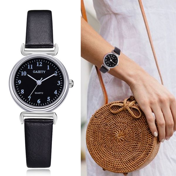 

exquisite small women dress watches retro leather female clock brand women's fashion mini design bracelet wristwatches clock, Slivery;brown