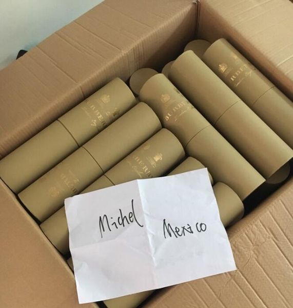 

brand new tube box cylindrical box for scarf only, Black;white