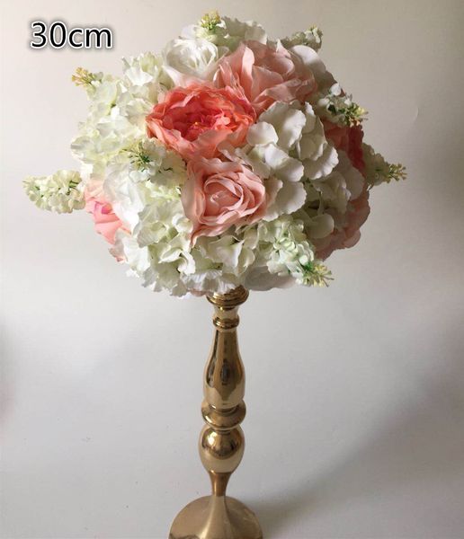 Acheter Soie Artificielle Rose Pivoine Centre De Table Fleurs Pour