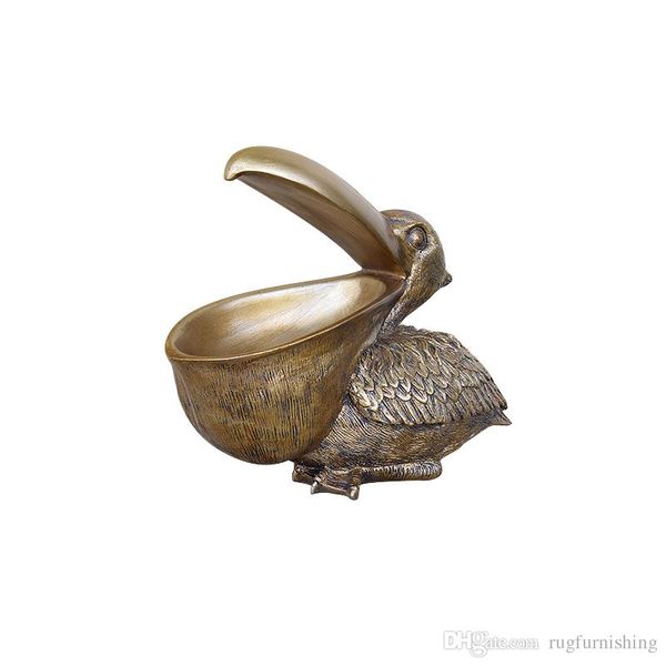 

european style resin crafts arts animal bird ornaments novelty hallway entrance deskkey organizer living room furnishings