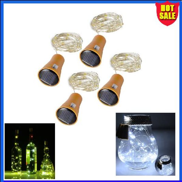 

мульти цвет led солнечной строки лампы красного вина бутылку пробкой медной проволоки струнные светильники стеклянные винные светодиодные ст
