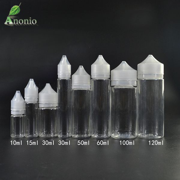 

10pcs pen shape empty boles 30 ml 50ml 60ml 100ml 120ml gorilla unicorn plastic dropper e liquid pet gorilla unicorn boles