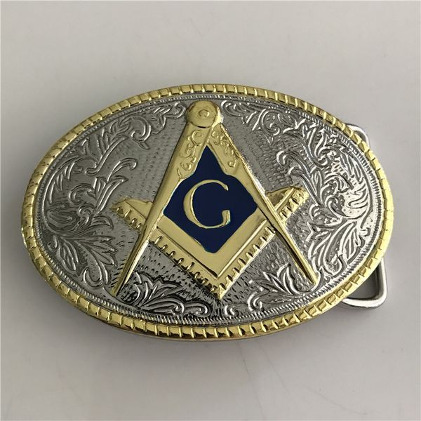 

1 pcs golden silver mason cowboys belt buckle woman man jeans jewelry accessories fit 4cm wide belt, Slivery;black