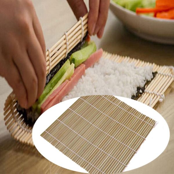 2019 Diy Bamboo Sushi Roller Rolling Mats Kitchenware Rice