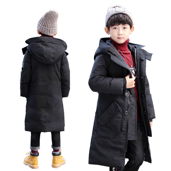 

kids winter coats boys jacket for boys down jackets teenage long coats outerwear children's clothing jackets for coat, Blue;gray