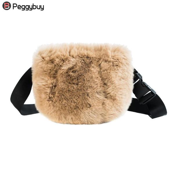 

2018 fashion teenage girls fanny packs luxury plush waist packs crossbody belt bag heuptas pochete
