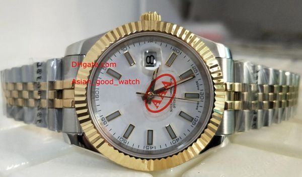 

Бесплатная доставка мужчин высокое качество часы 41 мм 126333 слоновая кость цифербл