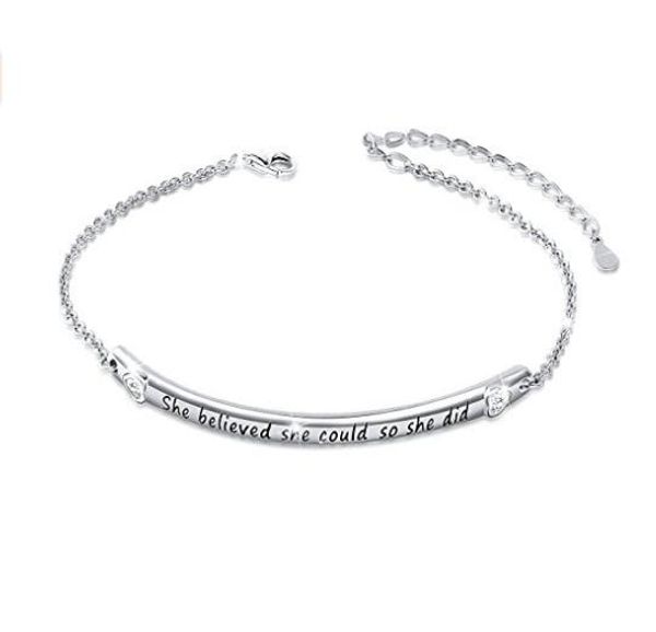 

wholesale custom personalized simple fashion lovers bracelet 316 stainless steel engraved bracelets men and women fashion jewelry, Black