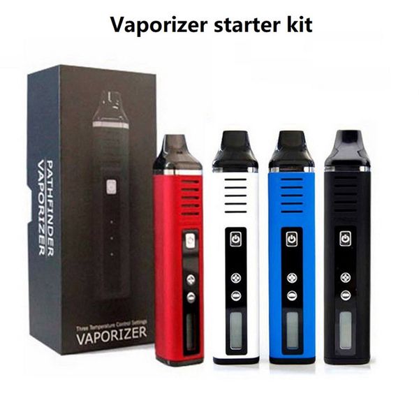 

Канада горячие продажи Pathfinder травяные vape pen Starter Kits hebe электронная сигарета Kit 2200 мАч сухой травы испаритель