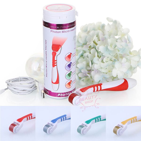 

540 needles pn micro needle roller led pn derma roller stretch mark removal skin care device