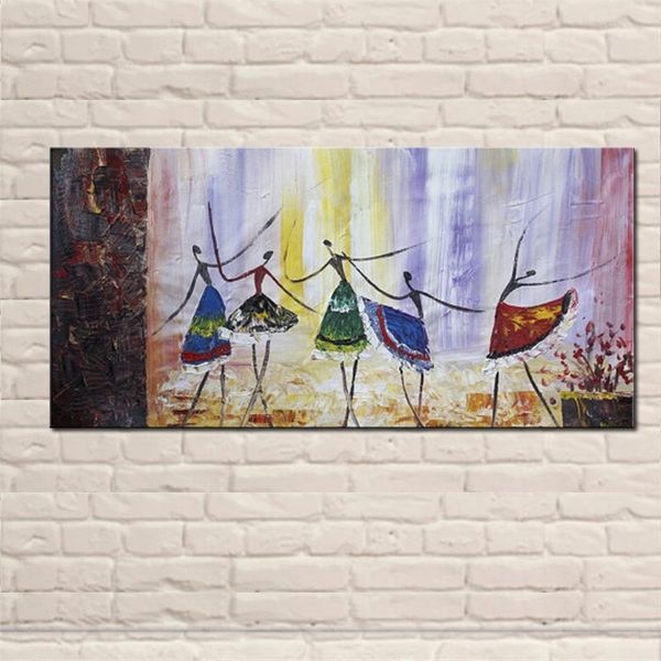 

handmade ballet oil paintings on canvas modern abstract canvas painting ballet dancer for living room wall decoration pictures