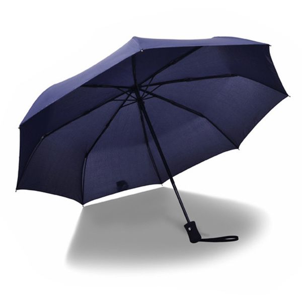 

new full automatic umbrella rain women men 3folding light and durable 386g 8k strong umbrellas kids rainy sunny jj-fkys12