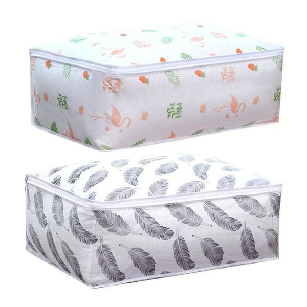 

quilt storage bag shape home clothes quilt pillow blanket storage bag travel luggage organizer dampproof bags