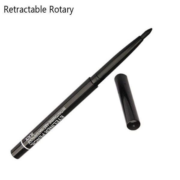 

waterproof retractable rotary eyeliner pen eye liner pencil makeup cosmetic tool 12pcs/lot ing