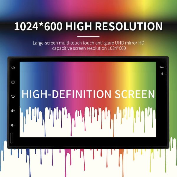 

7" универсальный 2 дин GPS автомагнитолы 2din андроид автомобиля плеер GPS для VW Nissan TOYOTA