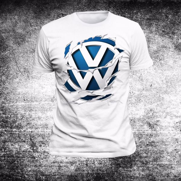 

2018 t-shirt tiguan, passat, touran, shar ,tdi, gti golfs berlin fun 12 summer style tee shirt, White;black