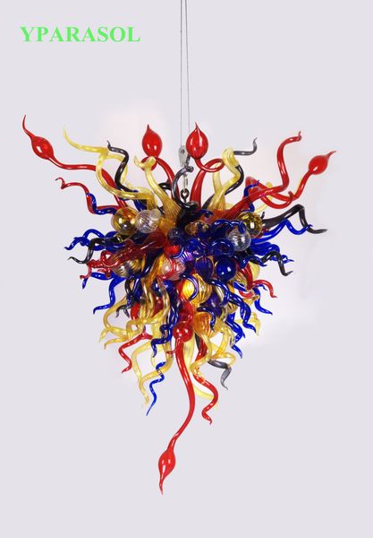 

100% mouth blown borosilicate custom-made art decor home lights murano glass art dale chihuly style crystal chandelier