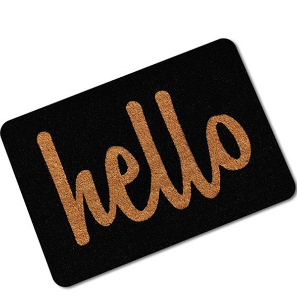 Welcome Floor Mats For Entrance Rubber Anti Slip Doormat Kitchen
