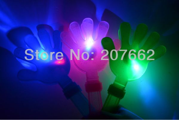 

24pcs/lot led hand clap flash light hand clapper clap noise maker baby kid pet cat
