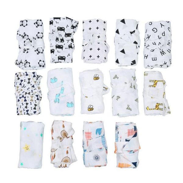 2019 Pure Cotton Baby Car Seat Covers For Babies Breathable Infant Canopy Shower Gift Muslin Blanket Cover Mix Designs From