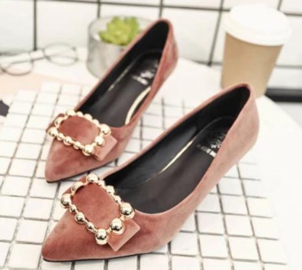 

send 2018 spring women pointed end fine heel high heel bowknot single shoes, Black