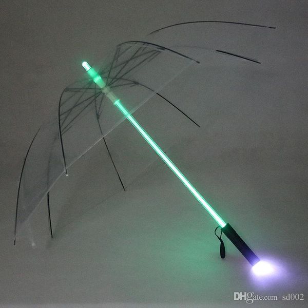 

trend blade runner night protection umbrellas novelty led light ticks sunny rainy fashion umbrella bright in night multi color 31xm zz