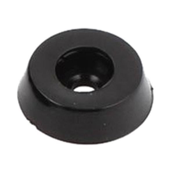 

hgho-conical rubber furniture bumper foot cover pad 15 x 18mm 40pcs black