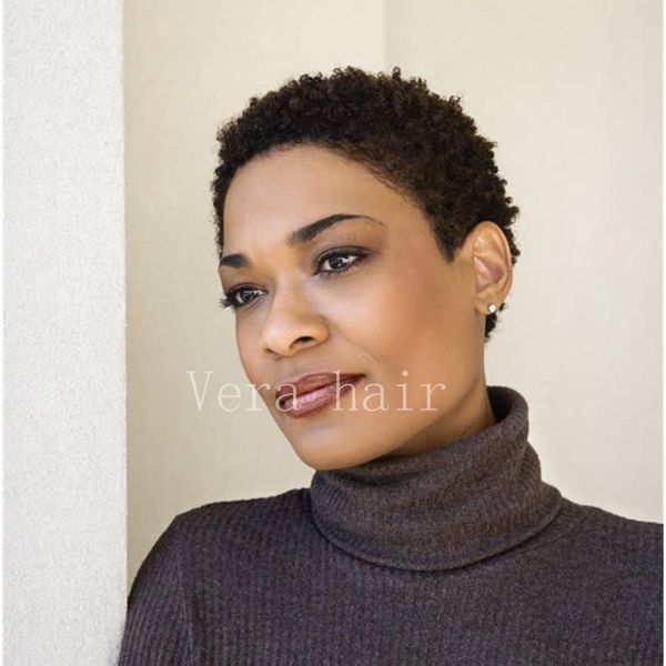 Human Hair Full Lace Front Wig For Black Women In Stock Brazilian